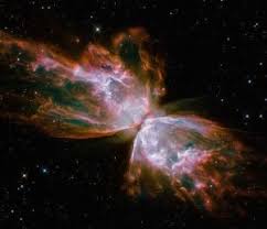 NASA’s Spitzer Space Telescope revealed a beautiful red Butterfly Nebula