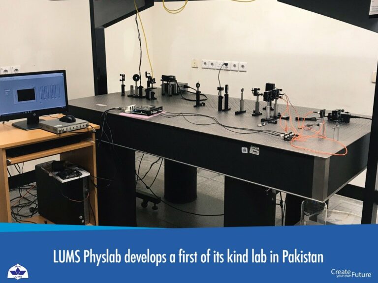 Pakistan’s first single Photon Quantum Mechanics Laboratory