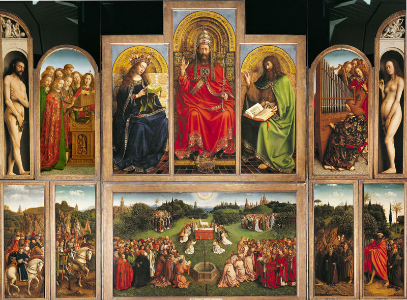 The Royal Institute for Cultural Heritage is using artificial intelligence for the Ghent Altarpiece preservation