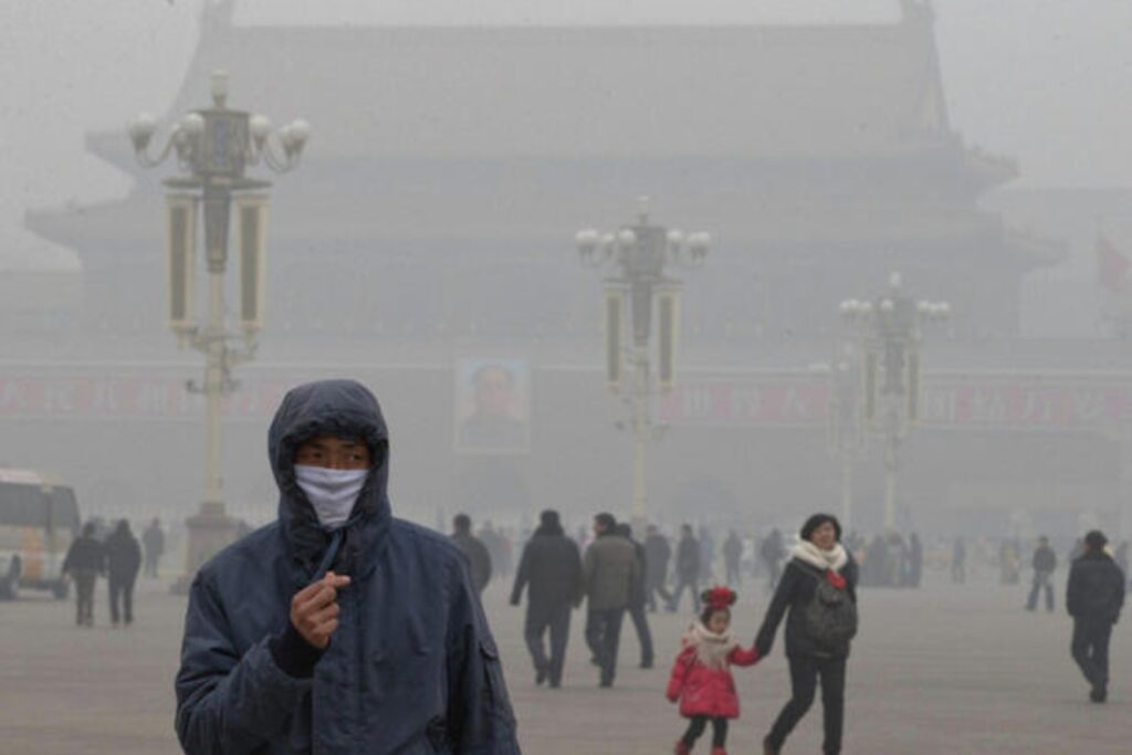 A great effect of high emissions is the declining air quality in major cities of the world, like Beijing and New Delhi.