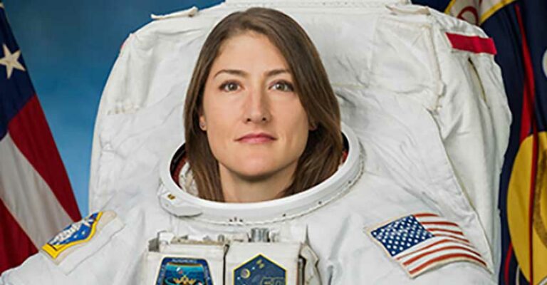 NASA astronaut Christina Koch sets another record
