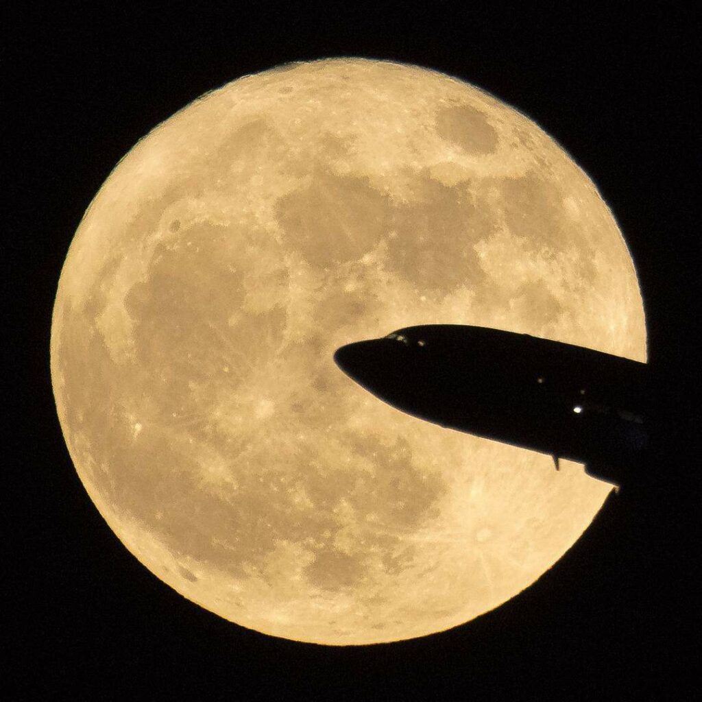 Cold moon captured in GAZA