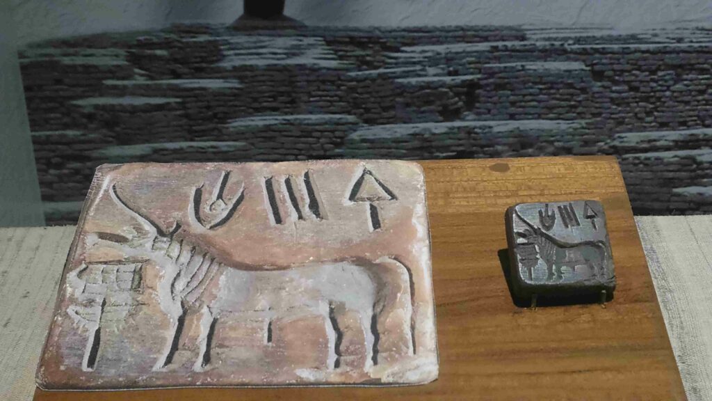 Indus civilization seal at the Indian Museum
