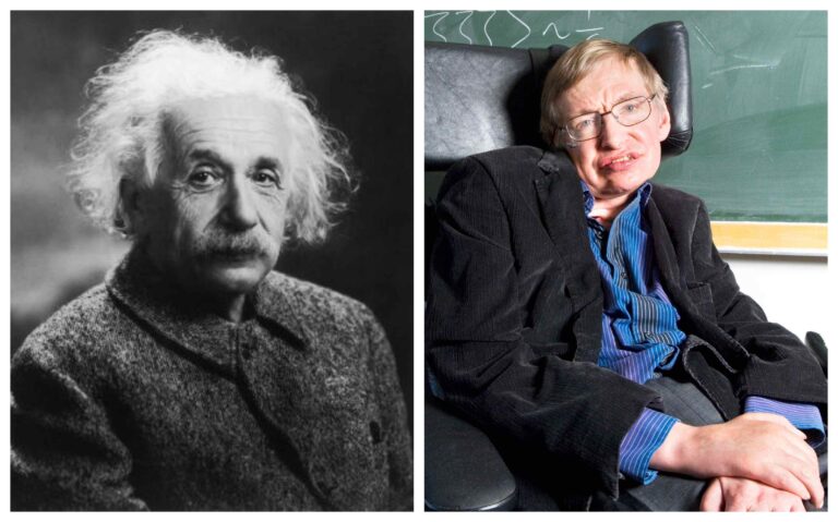 Einstein and Hawking: Great Minds of Two Eras