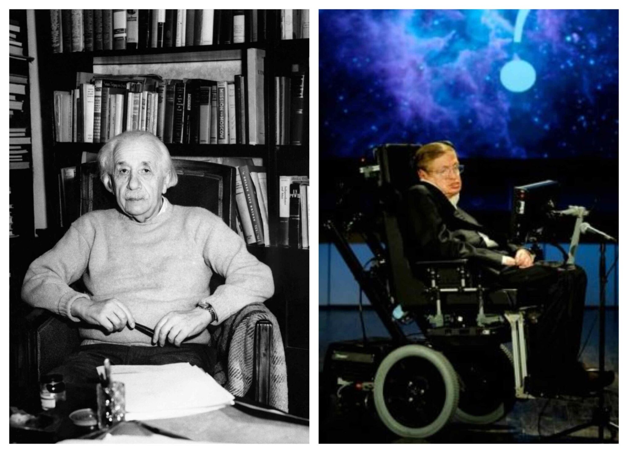 Einstein and Hawking 