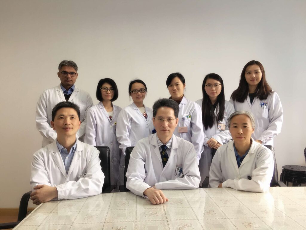 Dr. Khurshid with his Chinese colleagues 