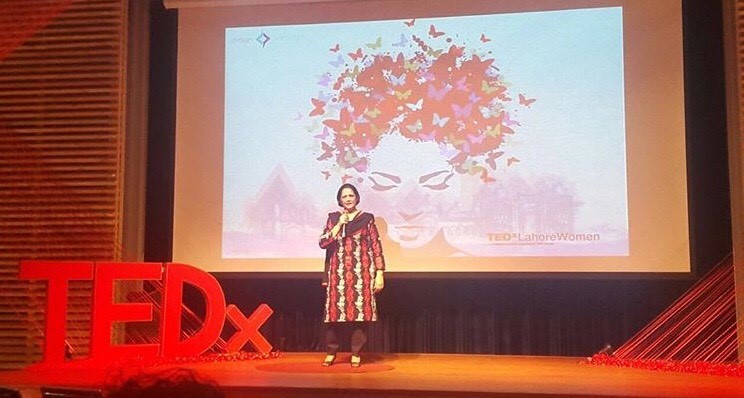 In 2015, she spoke at TEDx Lahore on the importance of a healthy lifestyle for the young.