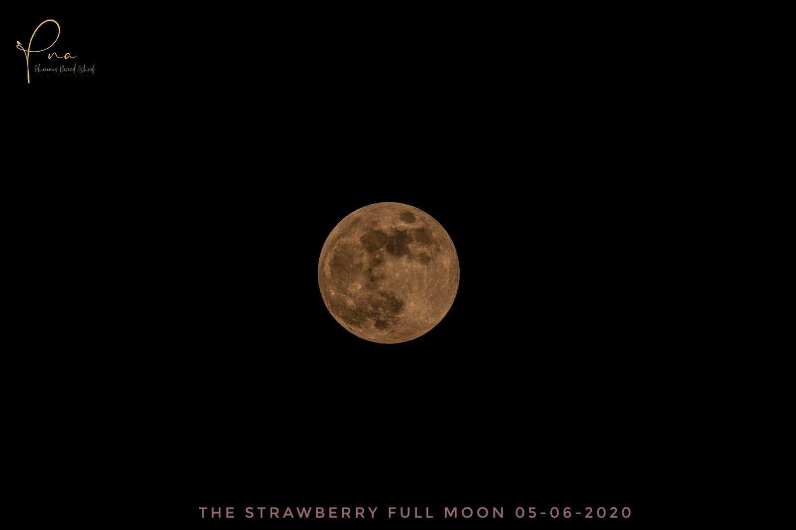 Rare Strawberry moon brightened the sky with a penumbral lunar eclipse ...