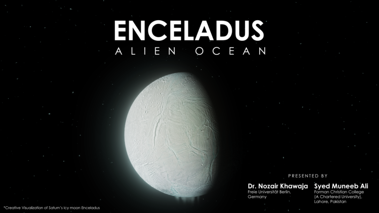 Pakistani student develops an animation on “Enceladus – Alien Ocean” in collaboration with International University