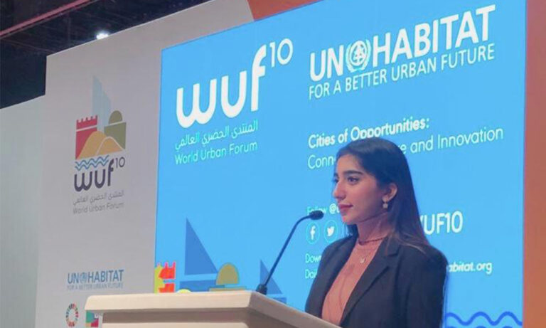 Aliza Ayaz speaks on Climate Action and Sustainable Development Goals