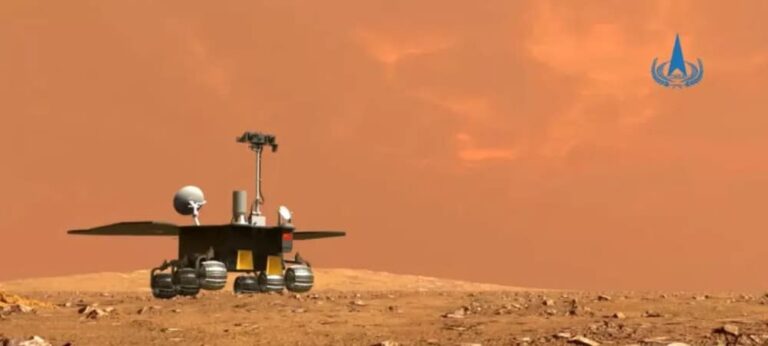 Zhurong, The Chinese  God of Fire, lands on Mars