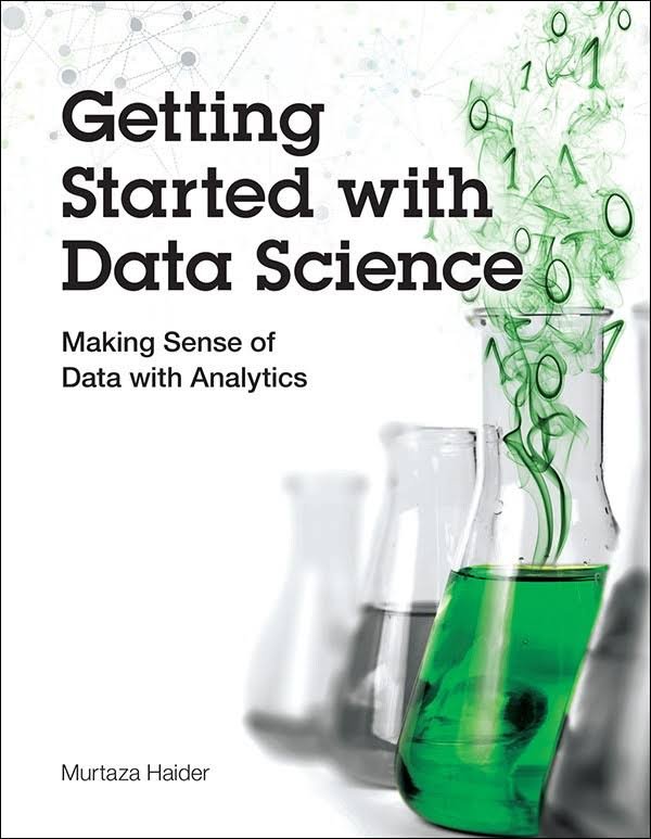 book cover getting started with data science