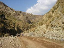 Zaluch gorge in salt range