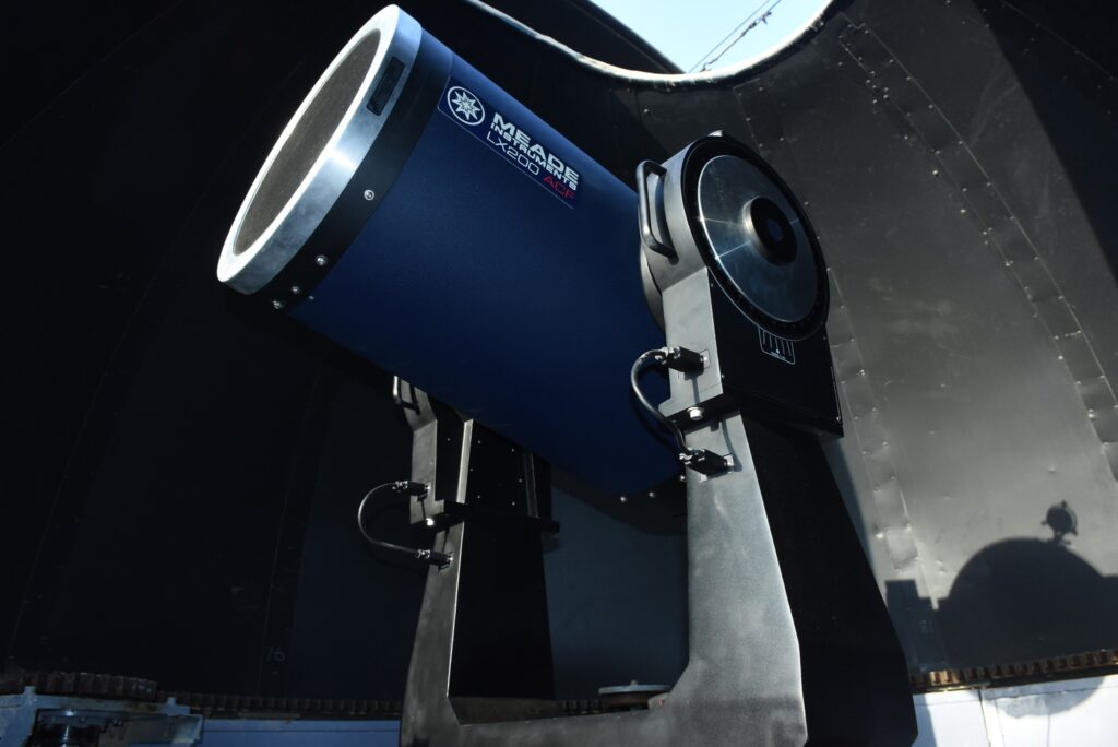 Meade LX-200 (16 inches) is one of the largest optical telescopes in the country, which is installed at the Observatory of ISST. (Credit: ISST)