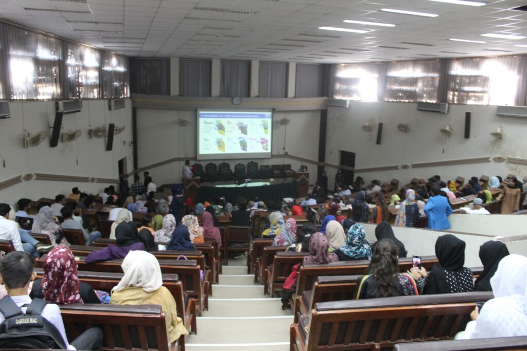 A huge number of students participated from the Space Sciences & Geography Departments at the event.  (KU Times)