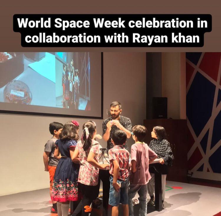 Rayan Khan (Founder of Cosmic Tribe) communicated science of the Light Pollution at the TDF Magnifiscience Center, where he trained the children, on how to fight light pollution. (Credit: TDF Magnifiscience Center)