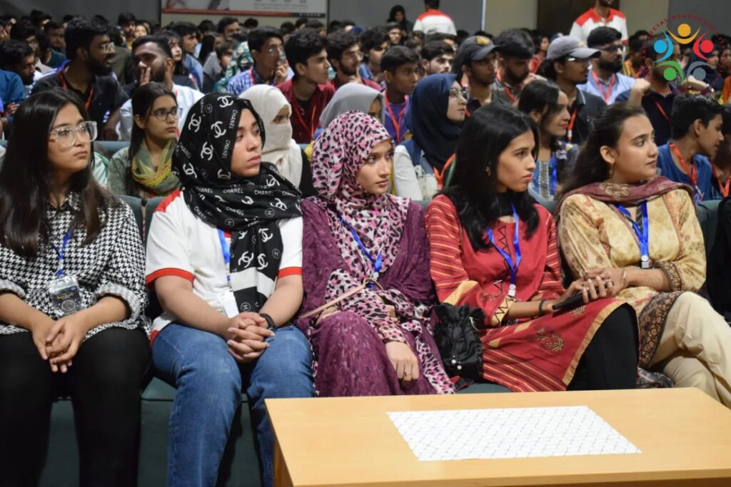 Participants sitting during a seminar on leadership at the SHU, (Credit: SHU)