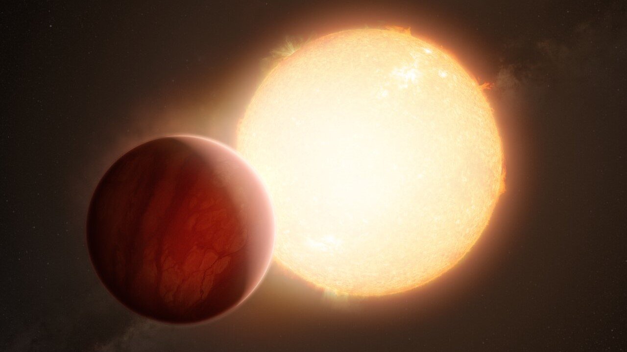 An illustration of a hot Jupiter exoplanet. Astronomers have discovered the heaviest element yet in the atmospheres of two such worlds. (Image credit: ESO/M. Kornmesser) BARIUM