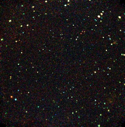 This one-million-second image, known as the "Chandra Deep Field-South" since it is located in the Southern Hemisphere constellation of Fornax, is the deepest X-ray exposure ever achieved. Credit: NASA/JHU