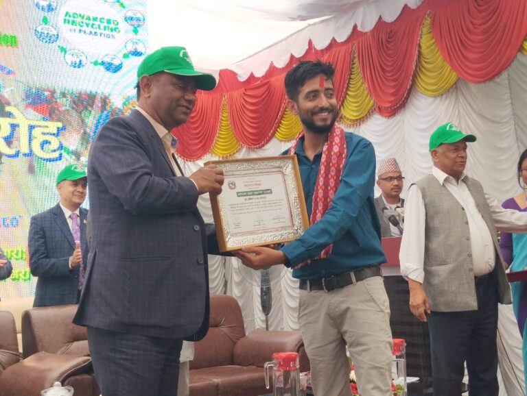 Environment Conservation Journalism Award Nepal goes to Scientia’s contributor Gobinda