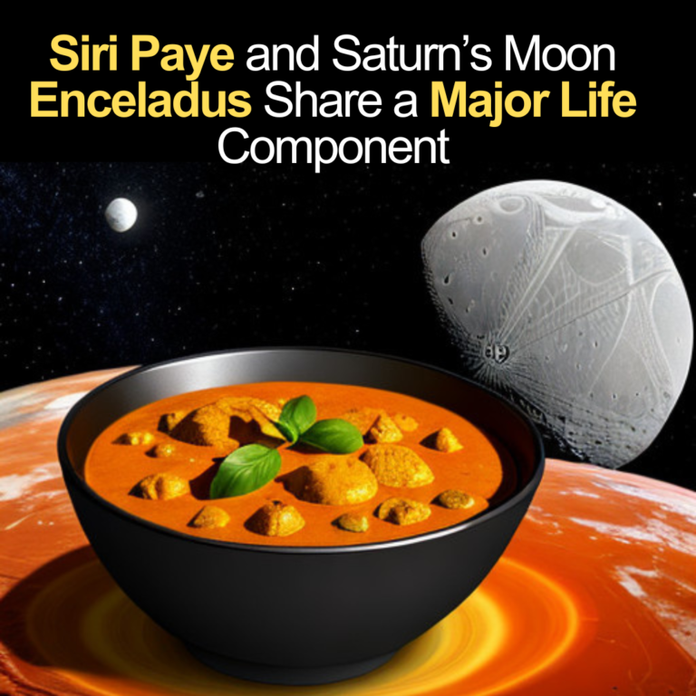 Siri Paye and Saturn’s moon, Enceladus, share a significant life component!
