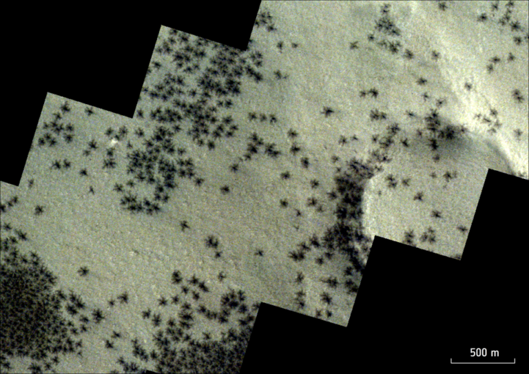 Spiders on Mars? The truth behind the mysterious clusters on the Red Planet