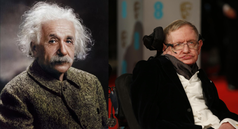 Einstein and Hawking: Great Minds of Two Eras